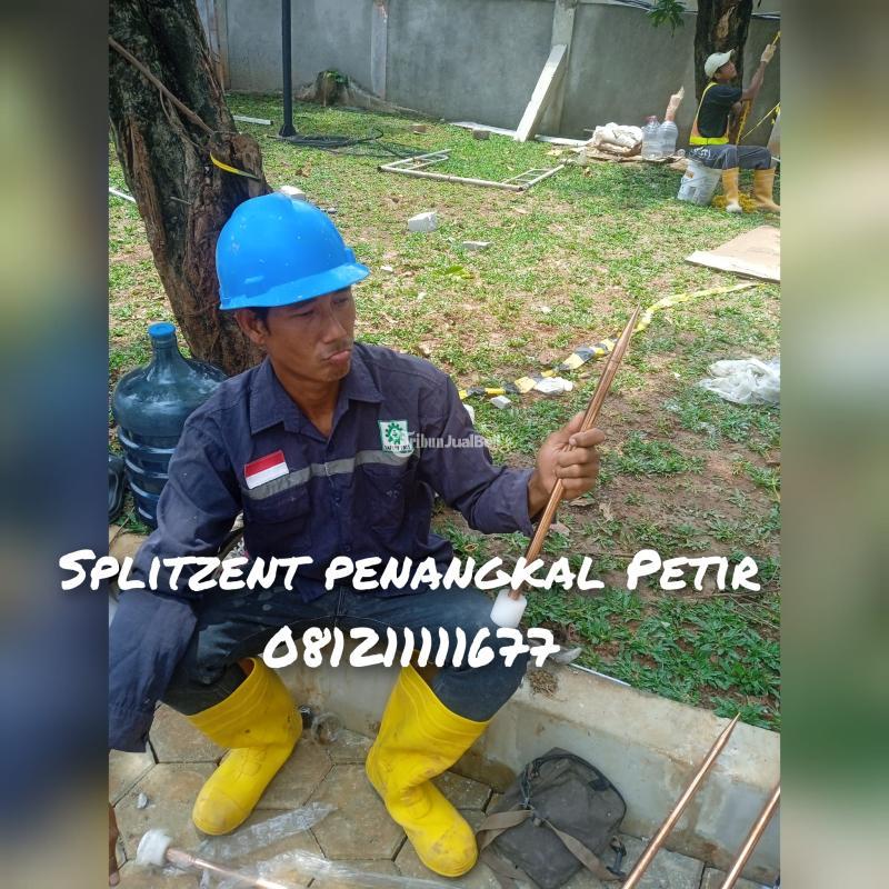 Kabel Grounding Terhubung - Pararel Pasang Penangkal Petir Di Limo - Depok Jawa Barat