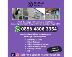 Jasa Pasang Stiker Kaca, Motor, Mobil, Dinding, Sanblast - Solo Jawa Tengah