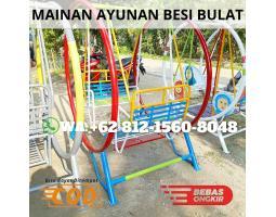 Produksi Ayunan Besi Minimalis dan Mainan Outdoor Untuk TK di Balongpanggang - Gresik Jawa Timur