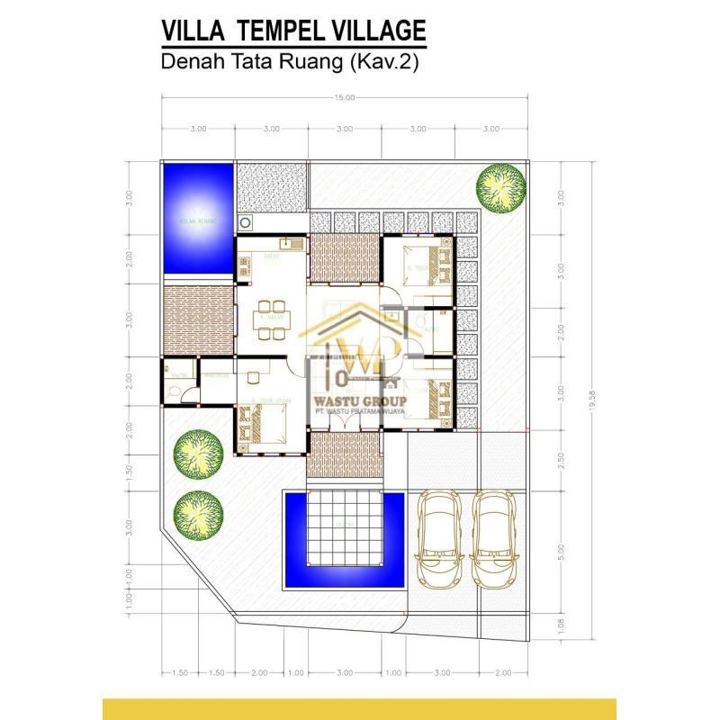 Dijual Villa Mewah Luas 387 m2 di Margerejo Stretegis dekat Jalan Magelang - Sleman Jogja