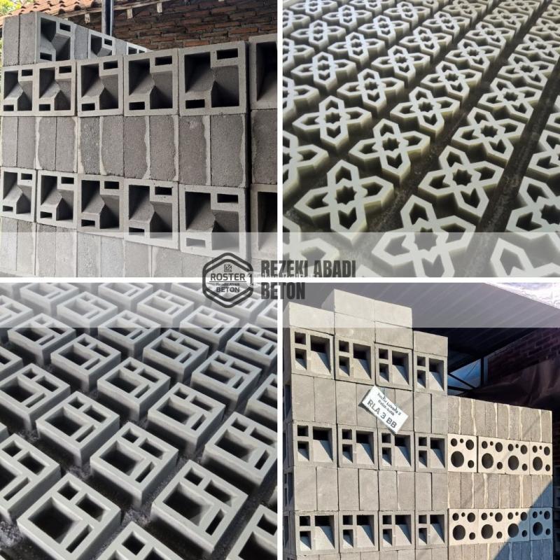 Produsen Roster Beton Minimalis - Temanggung Jawa Tengah