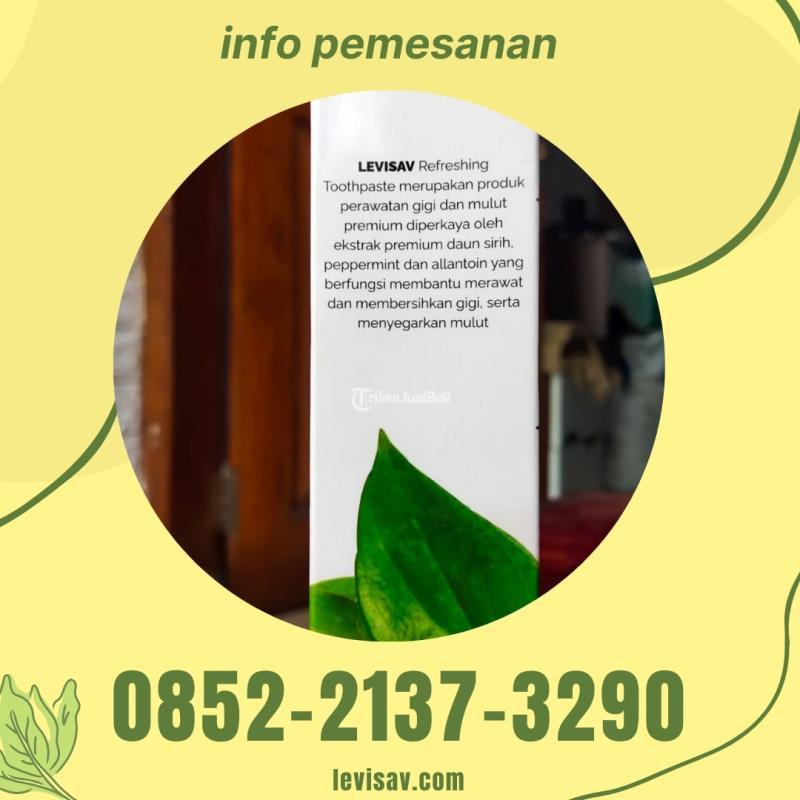 Promo Pasta Gigi Herbal Levisav Untuk Gigi Berlubang Dan Kuning - Tanah Laut Kalimantan Selatan