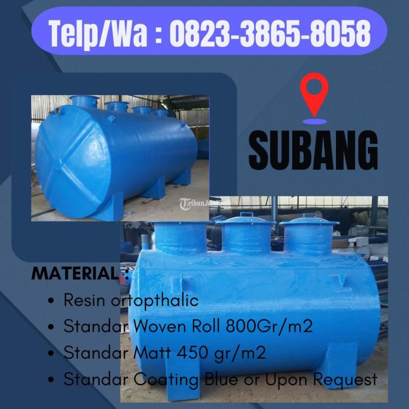 Pabrik Penjual Tangki Fiber Custom, Bak Kolam Fiber, Tangki FRP Kotak Fiber - Subang Jawa Barat