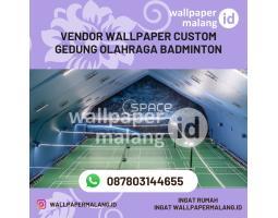 Vendor Wallpaper Custom Gedung Olahraga Badminton - Malang Kota Jawa Timur