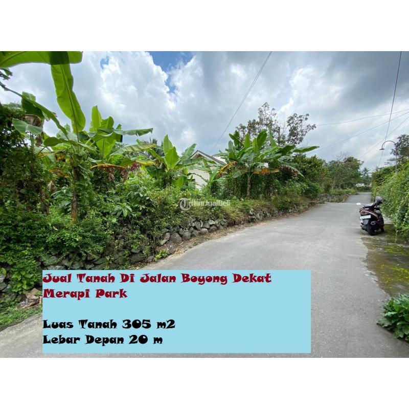 Dijual Tanah Di Jalan Boyong Dekat Merapi Park LT305 SHM - Sleman Yogyakarta