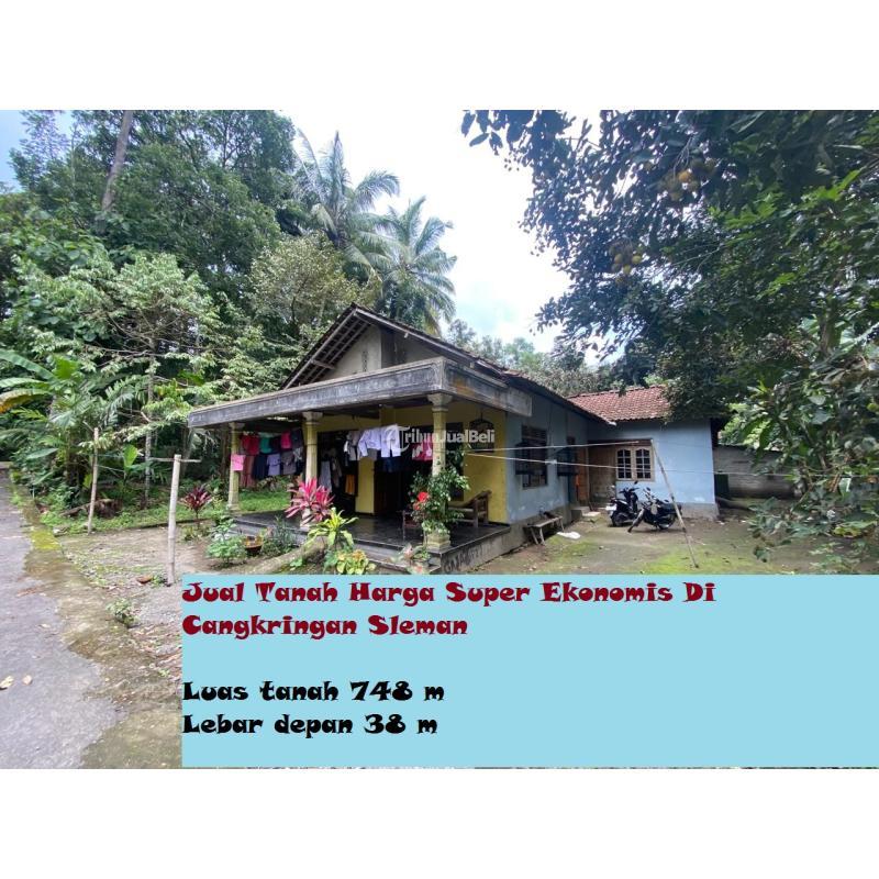 Jual Tanah Harga Super Ekonomis Luas 748m2 SHM Di Cangkringan - Sleman Yogyakarta