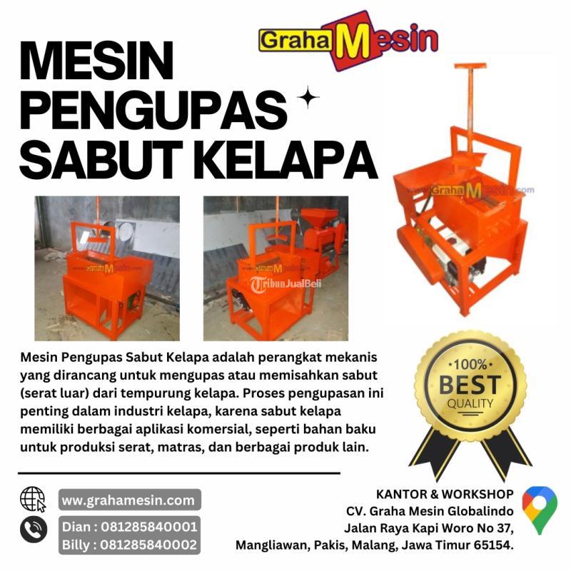 Mesin Pengupas Sabut Kelapa Merk Robhan - Malang Jawa Timur