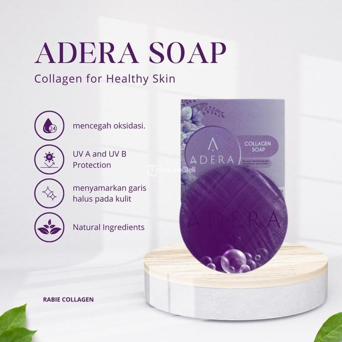 Adera Collagen Soap Original Menyamarkan Bekas Luka dan Mencerahkan Kulit COD - Surabaya Jawa Timur