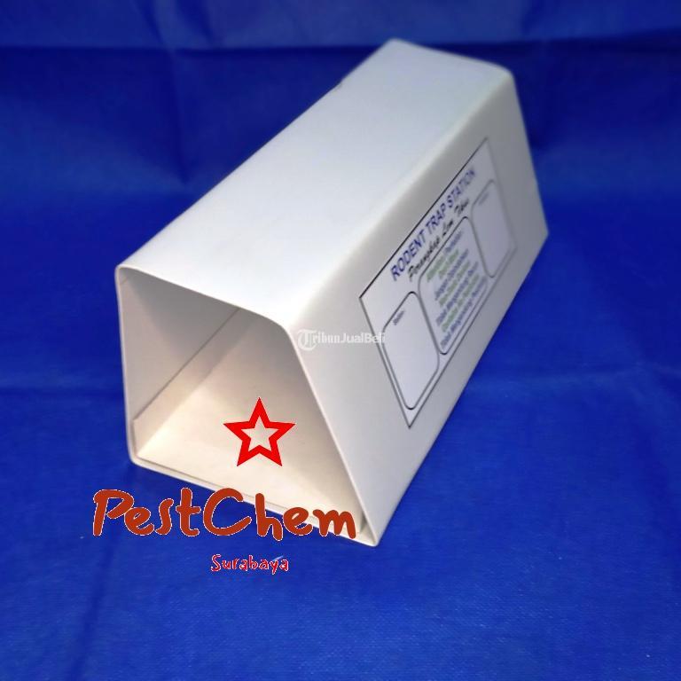 Rodent Rat Mouse Glue Trap Station PVC Warna Putih Pelindung Lem Tikus - Surabaya Jawa Timur