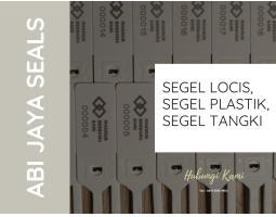 Distributor Segel Plastik Segel Locis - Kebumen Jawa Tengah 