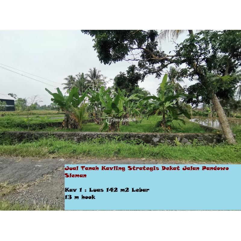 Jual Tanah Kavling Luas 142 m2 Strategis Dekat Jalan Pandowo - Sleman Jogja
