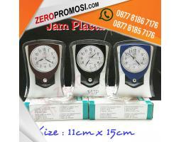 Souvenir Jam Meja Kantor bahan plastik Kode JMP-813 - Tangerang Kota Banten