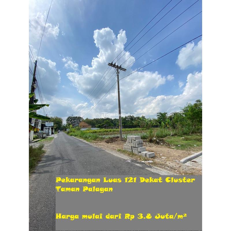 Dijual Tanah Pekarangan Luas 121 Dekat Cluster Taman Palagan - Sleman Yogyakarta