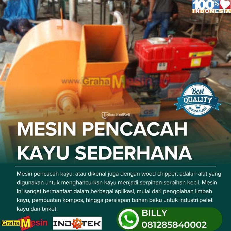 Mesin Pencacah Kayu Sederhana dan Berkualitas - Malang Jawa Timur