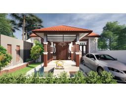 Dijual Rumah Berkosep Villa LT168 LB98 2KT 2KM SHM - Sleman Yogyakarta