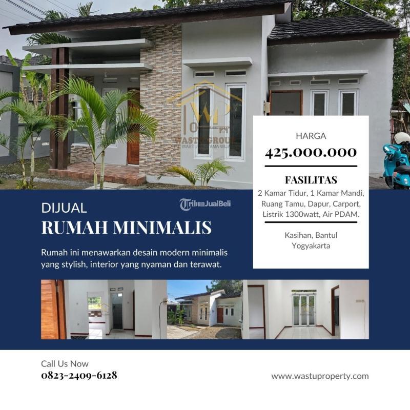 Dijual Rumah Minimalis LT107 LB55 2KT 1KM SHM Di Kasihan - Bantul Yogyakarta