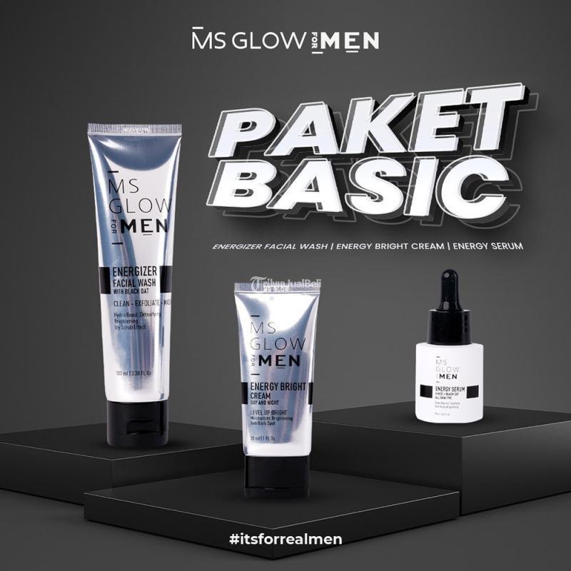 Ms Glow Men Paket Lengkap - Perawatan Wajah Pria 1 In 4 Pemutih Wajah Penghilang - Surabaya Jawa Timur