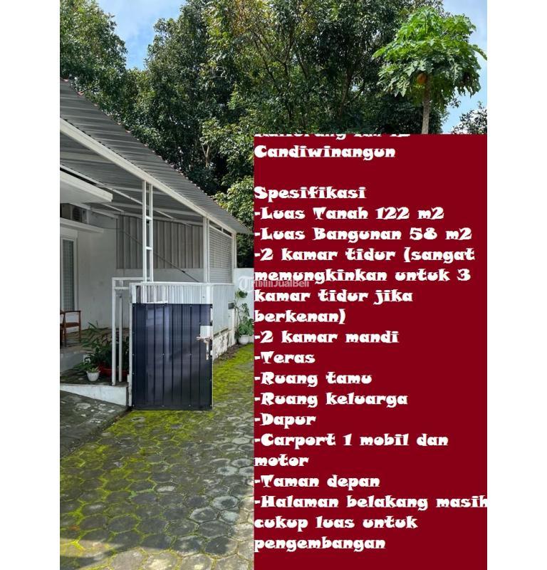 Jual Rumah Baru Tipe 58 Halaman Luas Kawasan JL Kaliurang Km 12 Candiwinangun - Sleman Jogja