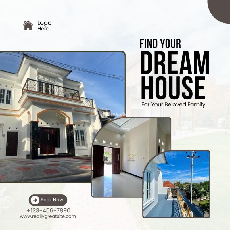 Dijual Rumah Cantik Mewah Tipe 105 dekat Galaxy Waterpark di Banguntapan - Bantul Jogja 