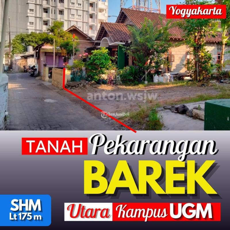 Dijual Tanah Pekarangan Barek Pogung Dekat UGM Jogja Luas 175m SHM - Sleman