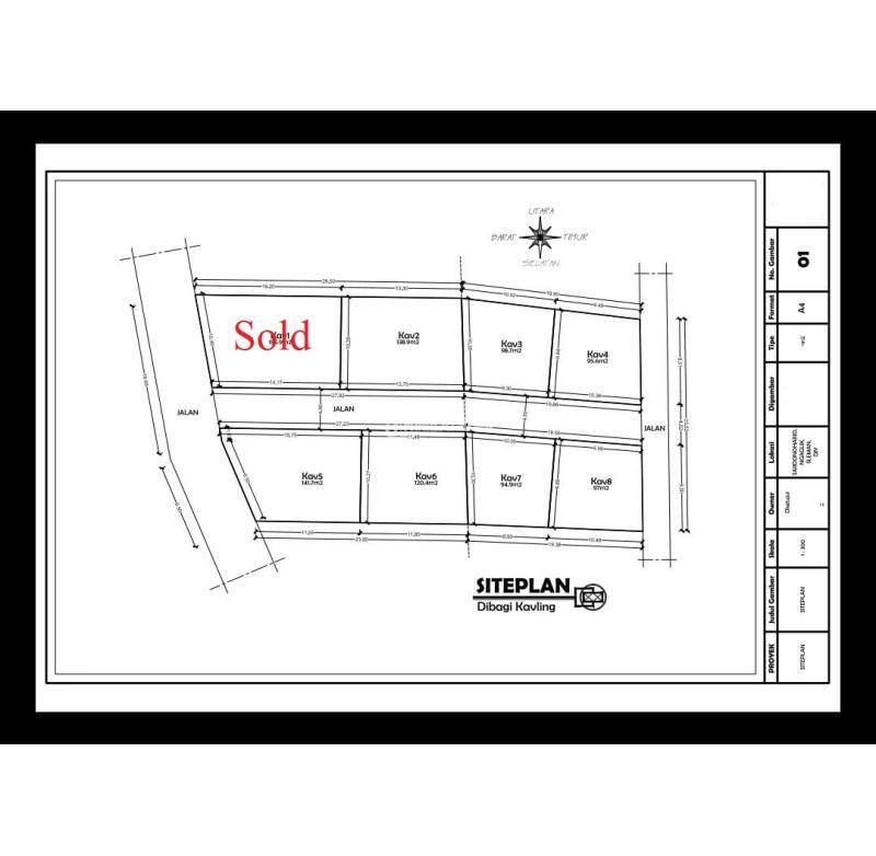 Dijual Tanah Kavling LT100 m2 Legalitas SHM Siap Bangun - Sleman Yogyakarta