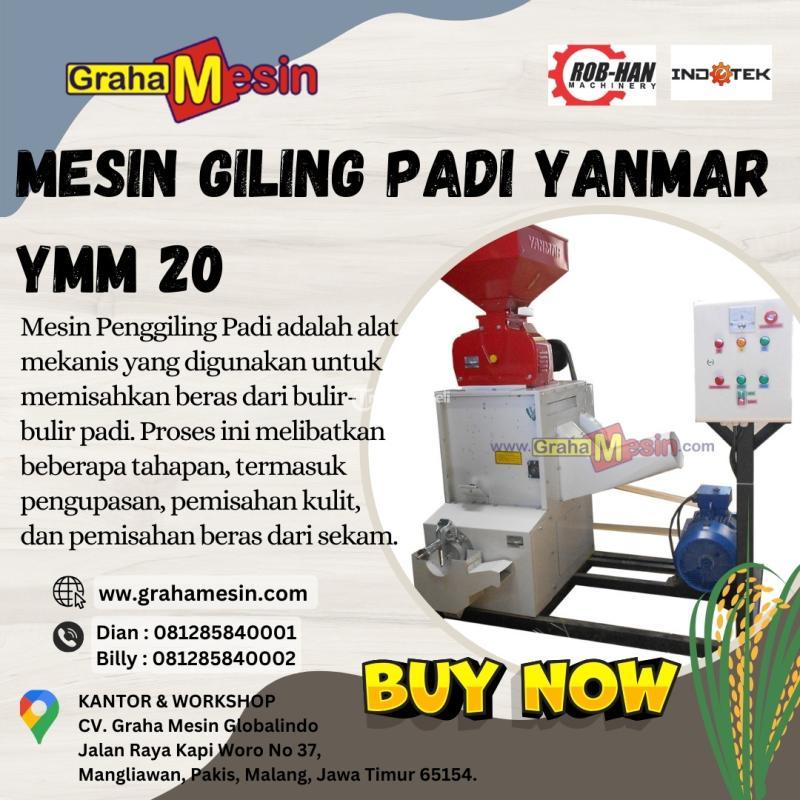 Terbaik Mesin Giling Padi Yanmar YMM 20 Graha - Malang Jawa Timur