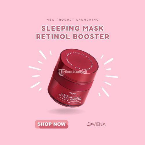 Retinol Booster Daviena Skincare Sleeping Mask Glowing Mencerahkan di