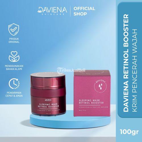 Retinol Booster Daviena Skincare Sleeping Mask Glowing Mencerahkan di
