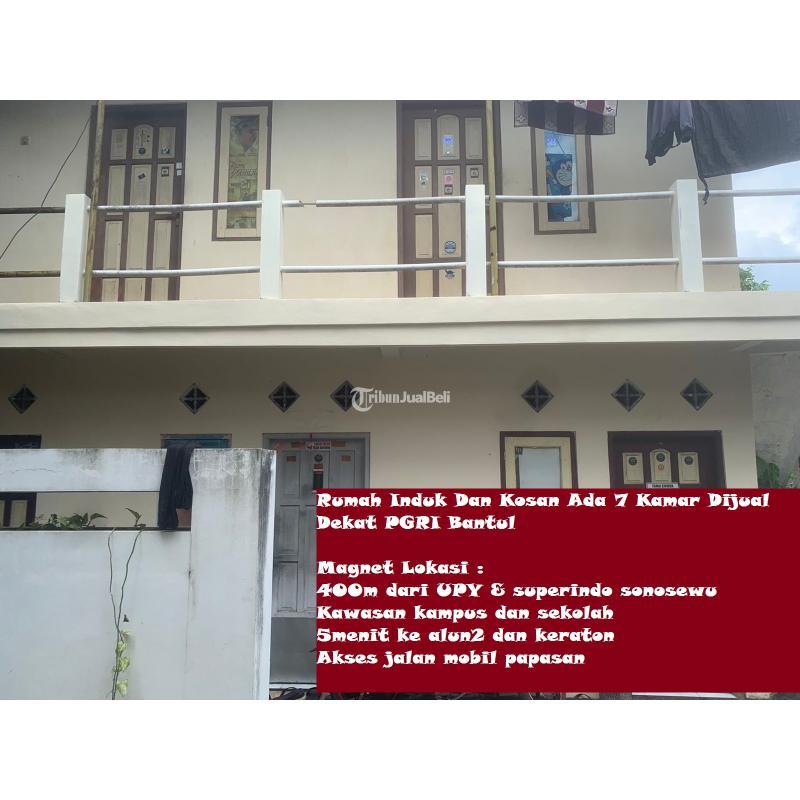 Jual Rumah Induk LT228 LB250 dan Kosan Ada 7 Kamar Dijual Dekat PGRI - Bantul Yogyakarta