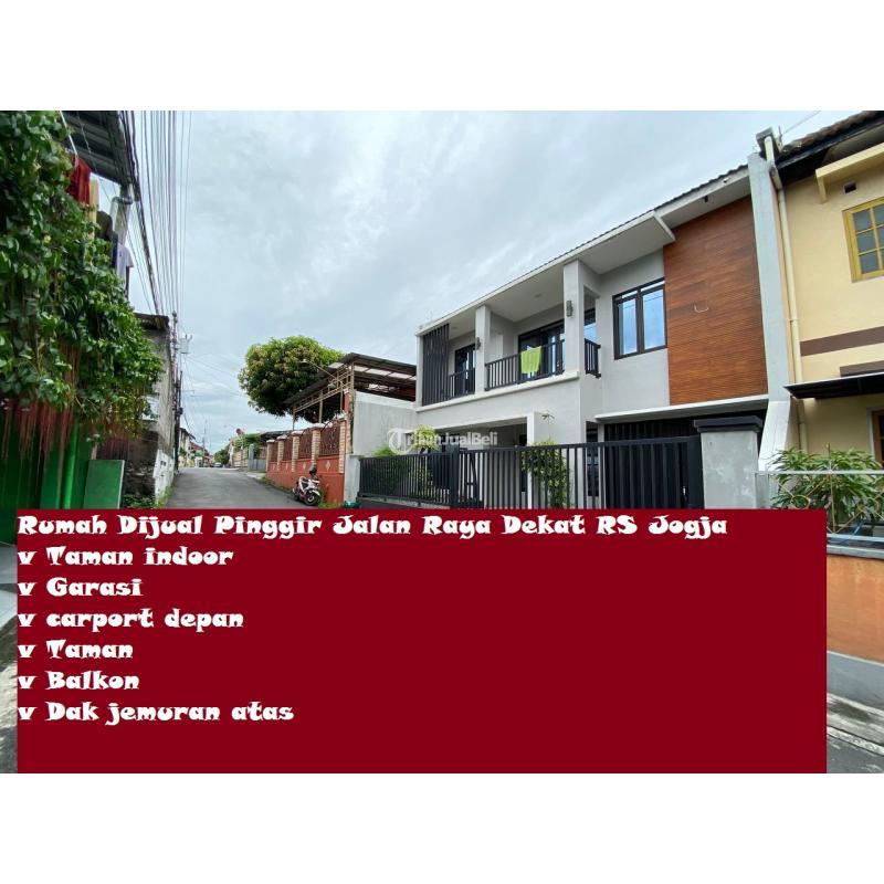 Jual Rumah Pinggir Jalan Raya LT128 LB188 3KT 3KM SHM Dekat RS Jogja - Sleman Yogyakarta