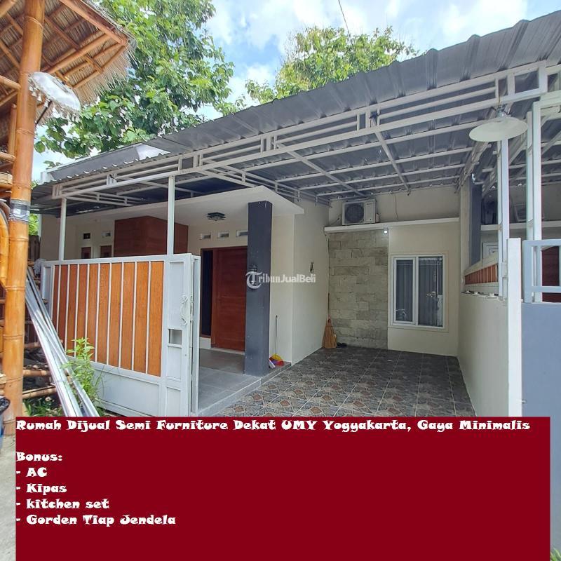 Dijual Rumah Semi Furniture LT80 LB60 2KT 2KM Dekat UMY Jogja, Gaya Minimalis - Bantul Yogyakarta