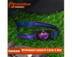 Cetak Gelang Konser Event Custom Murah Percetakan Wristband Lanyard Masuk Wahana - Jakarta Timur
