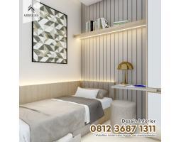 Desain Interior Apartemen 1 Bedroom Studio - Surabaya Jawa Timur 
