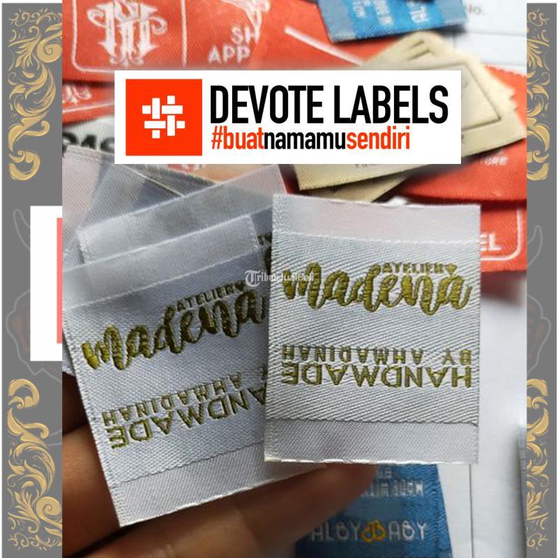 Produsen Woven Damask Devote Label - Bojonegoro Jawa Timur
