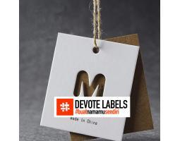 Label Kertas Hangtag Devote Labels - Mojokerto Jawa Timur