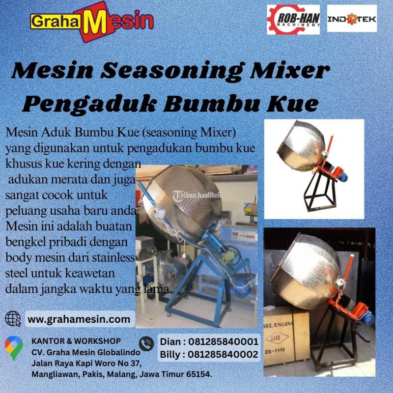 Mesin Seasoning Mixer Pengaduk Bumbu Kue - Malang Kota Jawa Barat