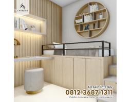 Desain Interior Rumah Minimalis Ukuran 8 X 12 - Surabaya Jawa Timur