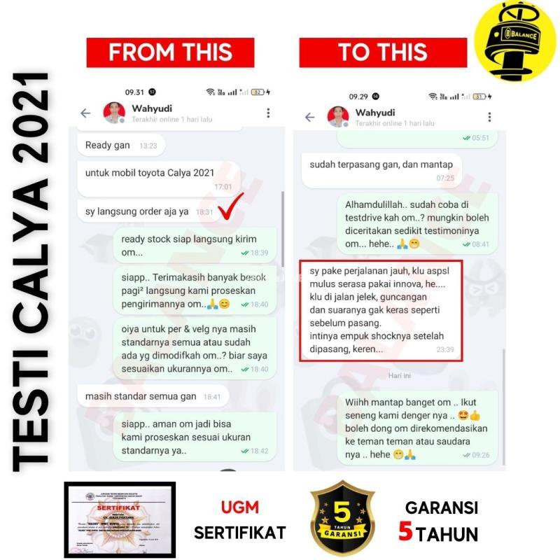 Karet Per Balance Damper Berfungsi Meredam Guncangan Keras Mobil Awet 9 Tahun - Batam Kepulauan Riau