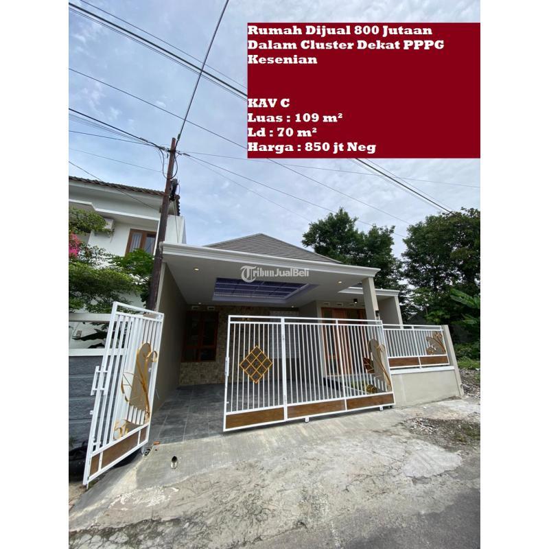 Jual Rumah Dalam Cluster LT109 LB70 3KT 2KM SHM Dekat PPPG Kesenian - Sleman Yogyakarta
