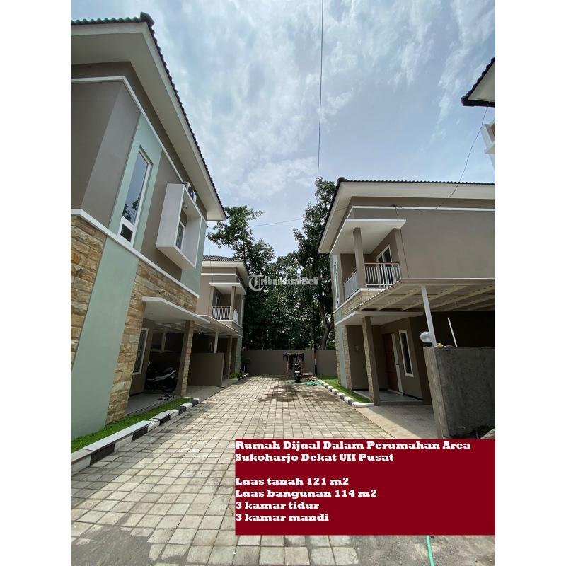 Dijual Rumah Dalam Perumahan LT121 LB114 3KT 2KM SHM Area Sukoharjo Dekat UII Pusat - Sleman Yogyakarta