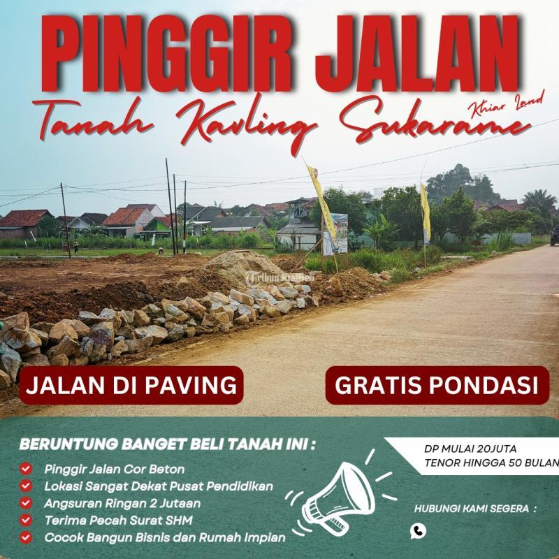 Jual Kredit Tanah Luas 105m Di Sukarame Pinggir Jalan Pulau Singkep Dekat Kampus - Bandar Lampung