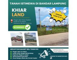 Jual Kredit Tanah Luas 105m Di Sukarame Pinggir Jalan Pulau Singkep Dekat Kampus - Bandar Lampung