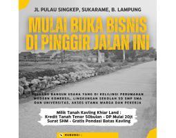 Jual Tanah Kavling Luas 97m SHM Murah Sukarame Pinggir Jalan Dekat Rumah Komersil - Bandar Lampung