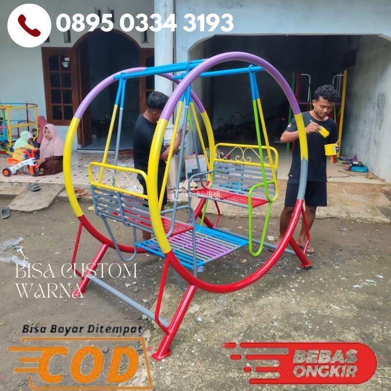 Produksi Ayunan Bulat Anak Bayi Dari Besi di Wanasari - Brebes Jawa Tengah