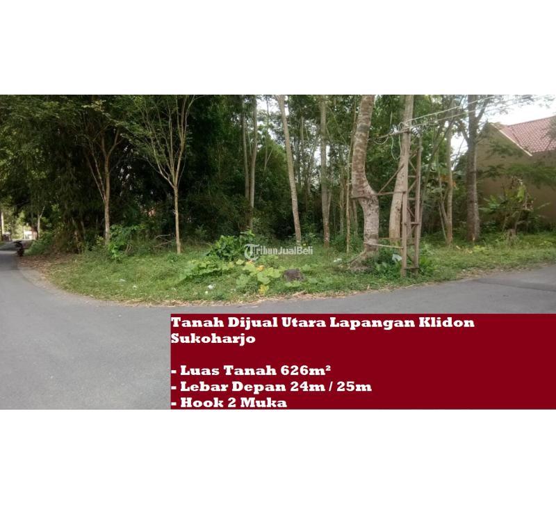 Dijual Tanah Utara Lapangan Klidon Sukoharjo LT626 Legalitas SHM - Sleman Yogyakarta 