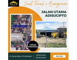 Dijual Tanah Plus Bangunan Jalan Adi Sucipto - Pontianak Kalimantan Barat