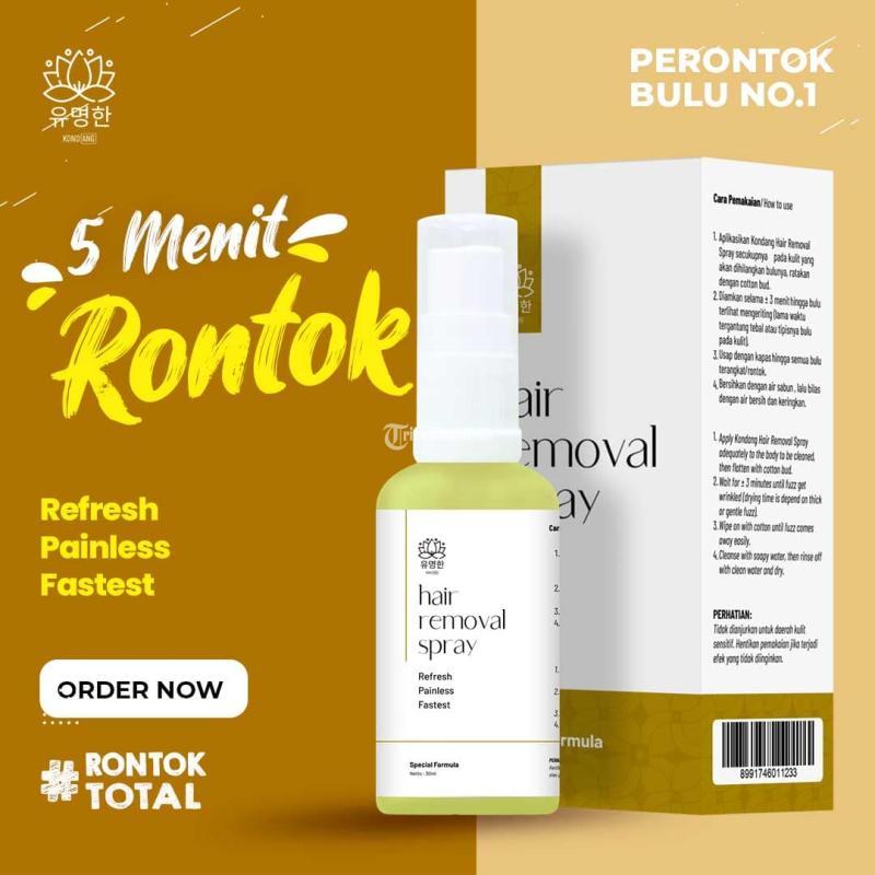 Cream Pencabut BuluTangan Tanpa Sakit Kondang Hair Removal Spray - Bekasi Jawa Barat