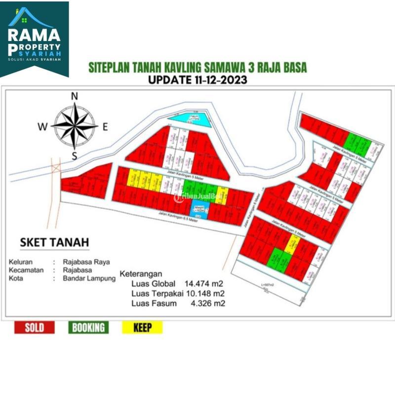 Jual Tanah Murah Luas 98m2 SHM Dekat Kampus Polinela - Bandar Lampung