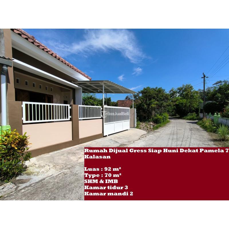 Dijual Rumah di Kalasan LT92 LB70 3KT 2KM Legalitas SHM Siap Huni - Sleman Yogyakarta 