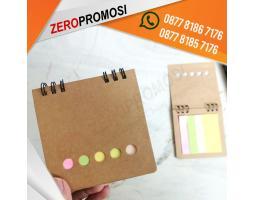 Souvenir Notebook Mini Sticky Note N812 Cetak Logo - Tangerang Banten 